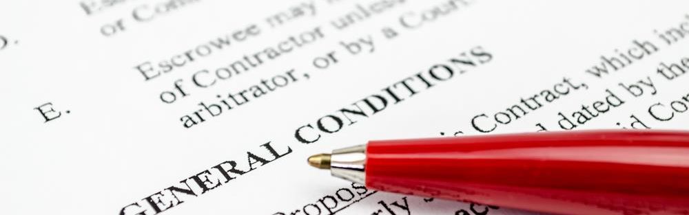 Algemene voorwaarden maken